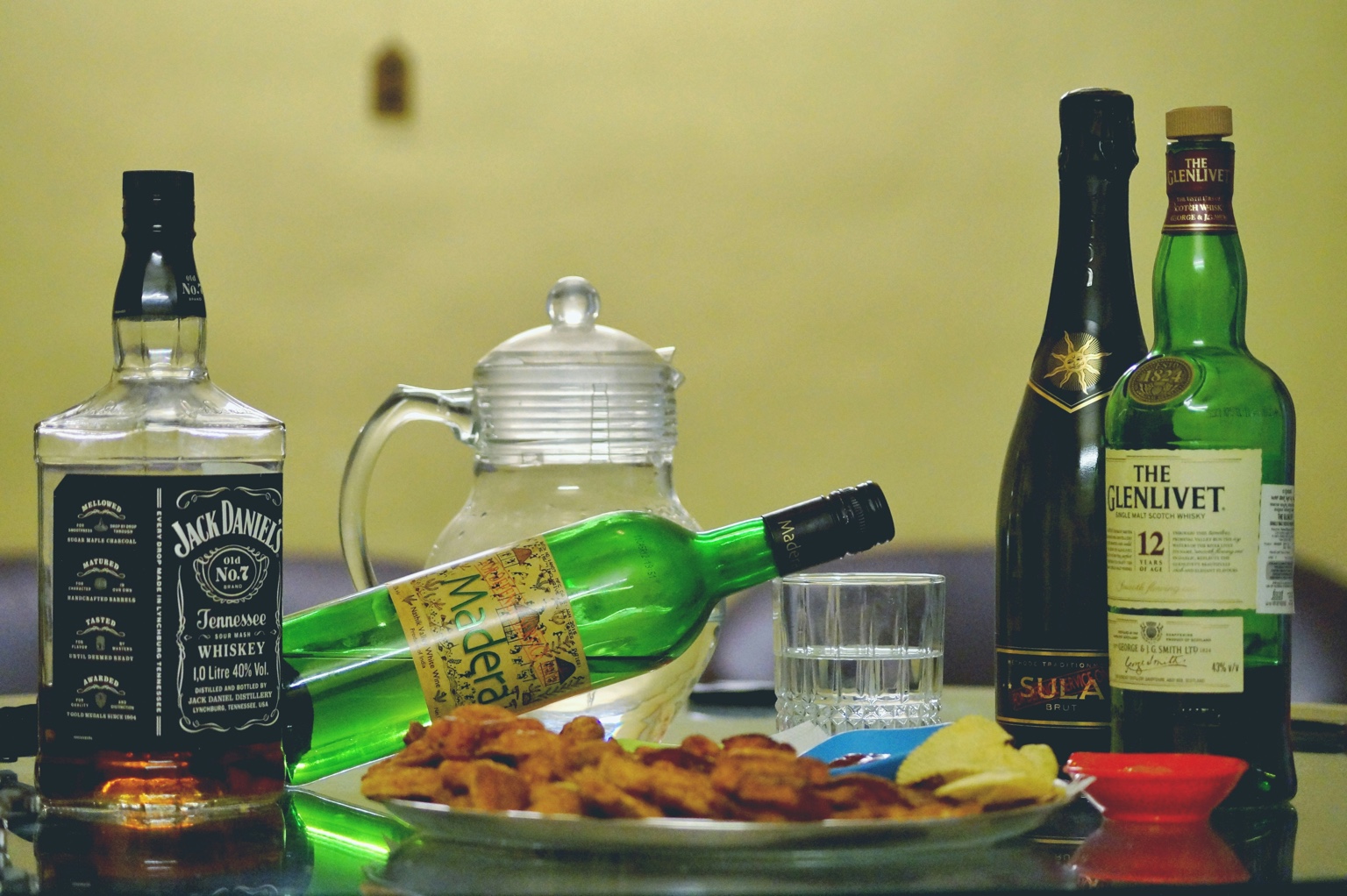 Wine and bourbon tasting